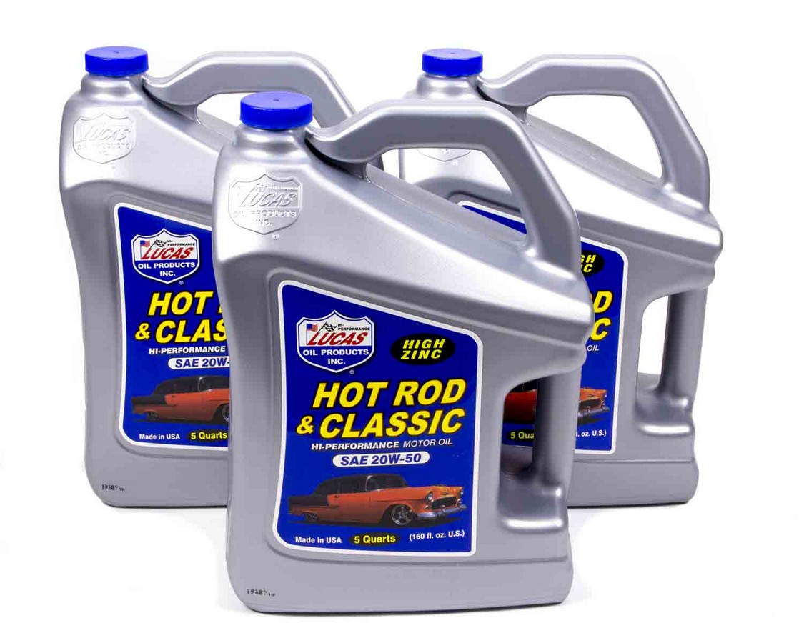 10684 5 Qt. Hot Rod & Classic Car 20w-50 Motor Oil, Case Of 3