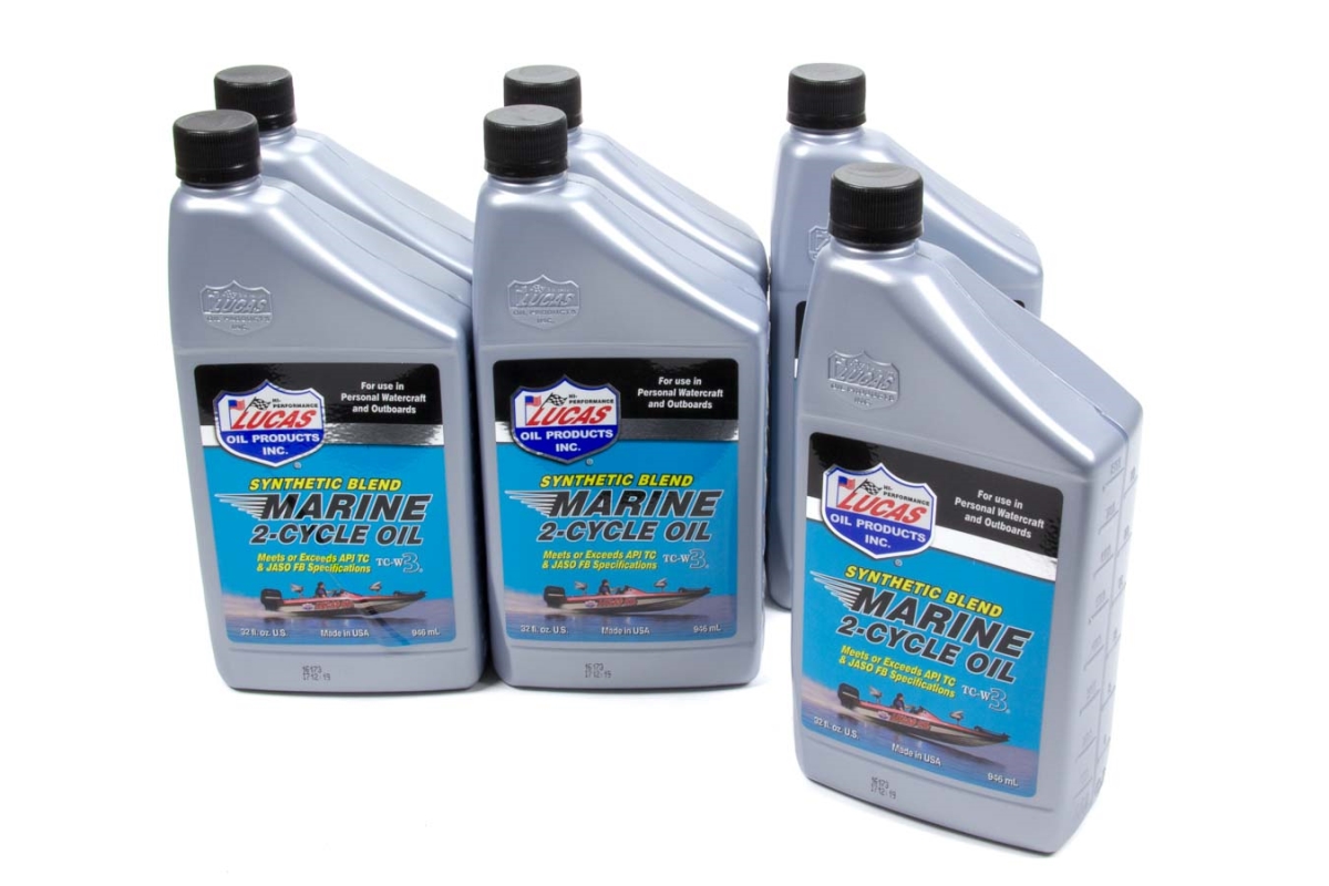 10860-6 1 Qt. Synthetic Blend 2-cycle Marine Oil, Case Of 6