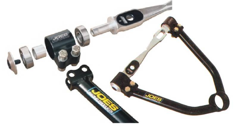 Joes Racing Products 15550-SLB Slotted Bearing Style A-Arm - Aluminium Shaft - 10 deg Angle - 10.5 in. - Screw-In Ball Joint
