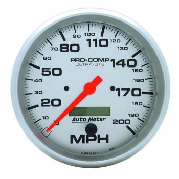 4490 Ultra-lite In-dash Electric Speedometer - 5 In.