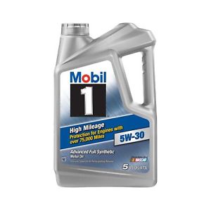 Mob120769-1 5w-30 High Mileage Oil 5 Qt. Bottle