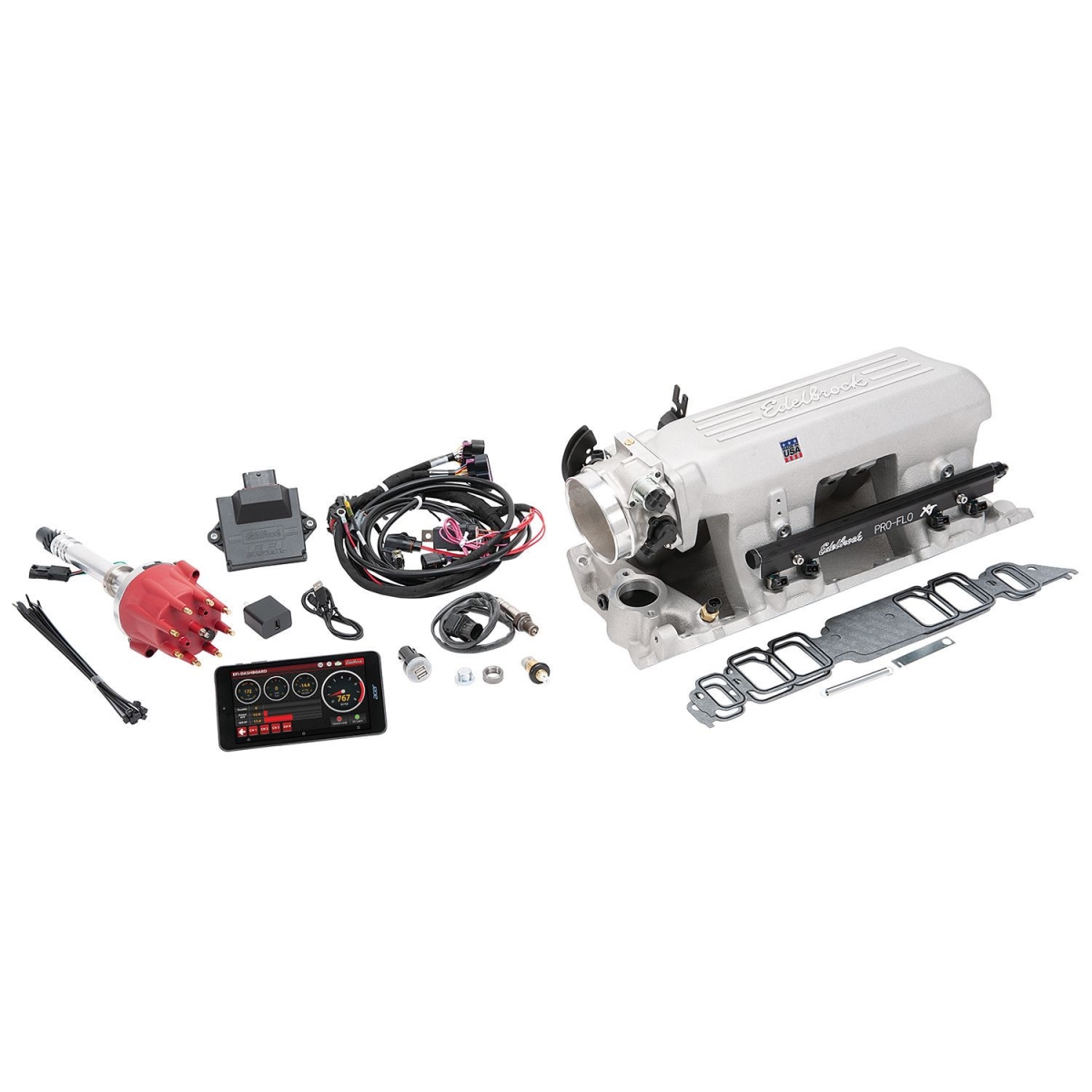Edelbrock 35870 Pro-Flo 4 XT EFI Kit for Big Block Chevy with Rectangle Ports 625 HP Edelbrock 35870 Pro-Flo 4 XT EFI Kit for Big Block Chevy with Rectangle Ports 625 HP