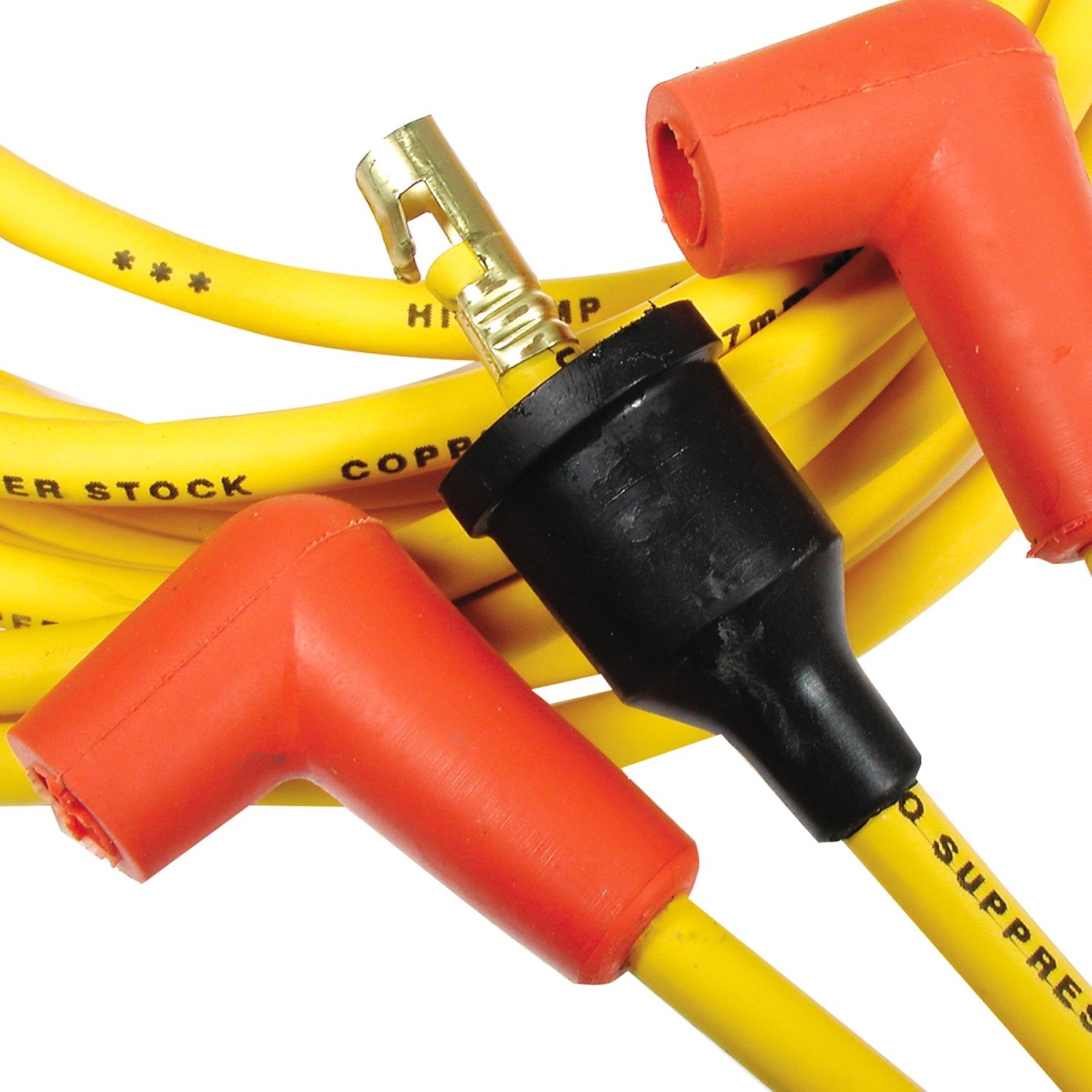 3008 7 mm Straight End Copper Wire Set - Yellow