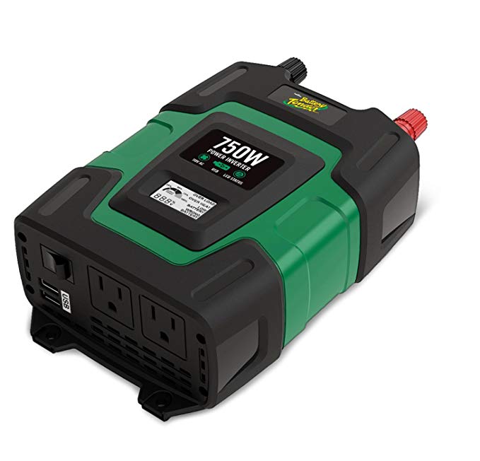 026-0004-dl-wh 750w Power Inverter - Black & Green