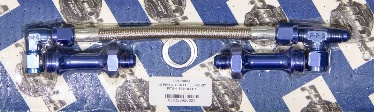 920022 Holley 4150 -6 AN Pro Stock Fuel Line Kit