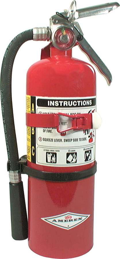 Allstar Performance ALL10502 5 lbs Fire Extinguisher Red Allstar Performance ALL10502 5 lbs Fire Extinguisher Red
