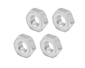 All18278 0.5 In. 20 Right Hand Aluminum Jam Nuts - Pack Of 4