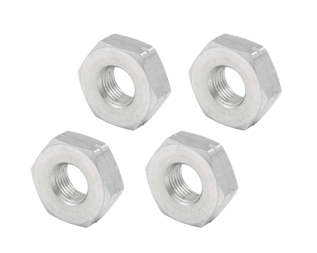All18279 0.5 In. 20 Left Hand Aluminum Jam Nuts - Pack Of 4
