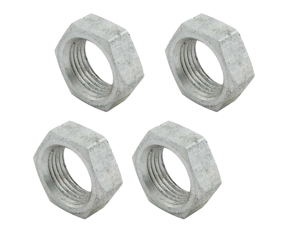 All18281 0.63 In. 18 Left Hand Aluminum Jam Nuts - Pack Of 4