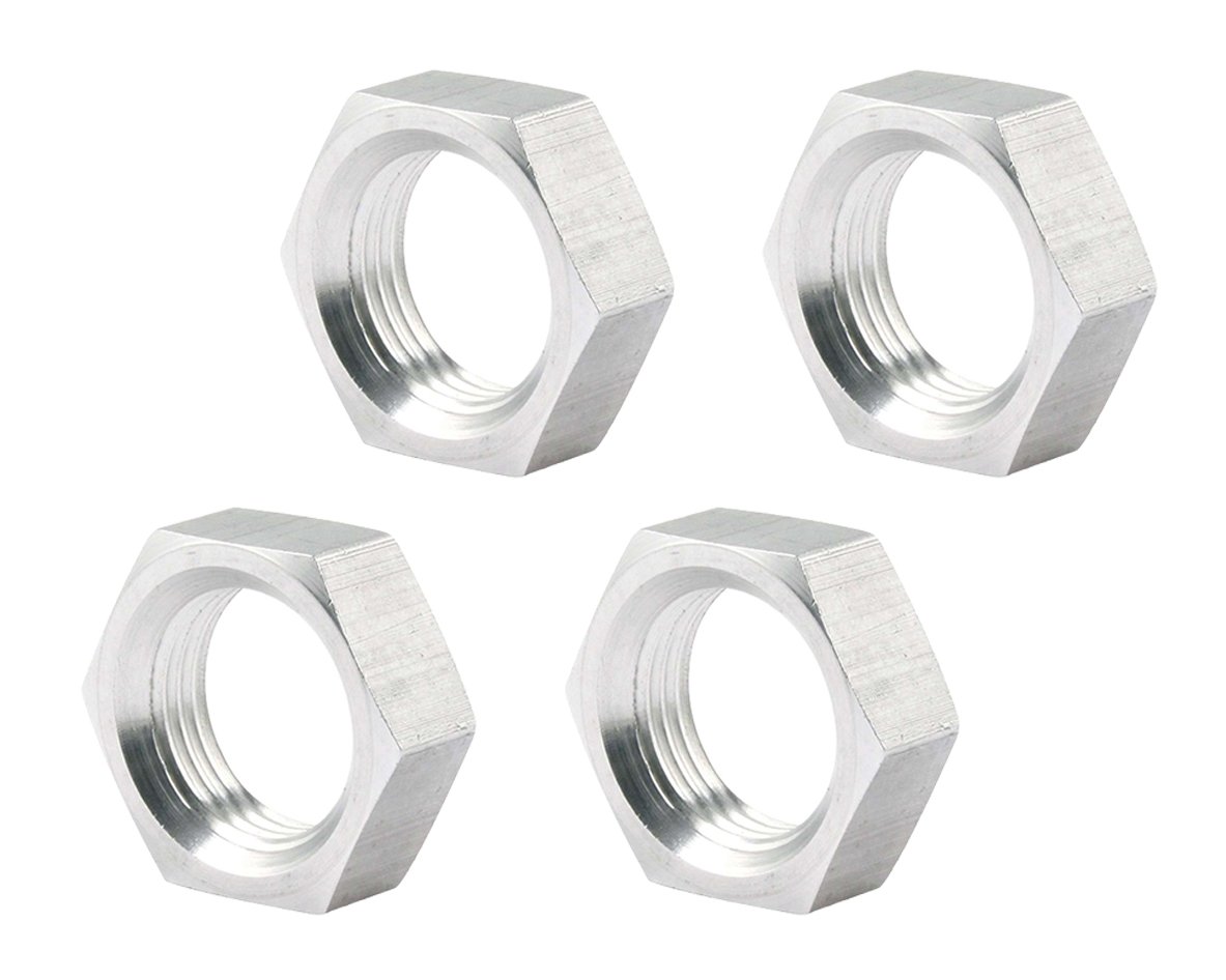 All18293 0.63 In. 18 Left Hand Steel Thin Od Jam Nuts - Pack Of 4