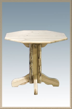 Mwpttv36 Montana Pub Table, Clear Lacquer