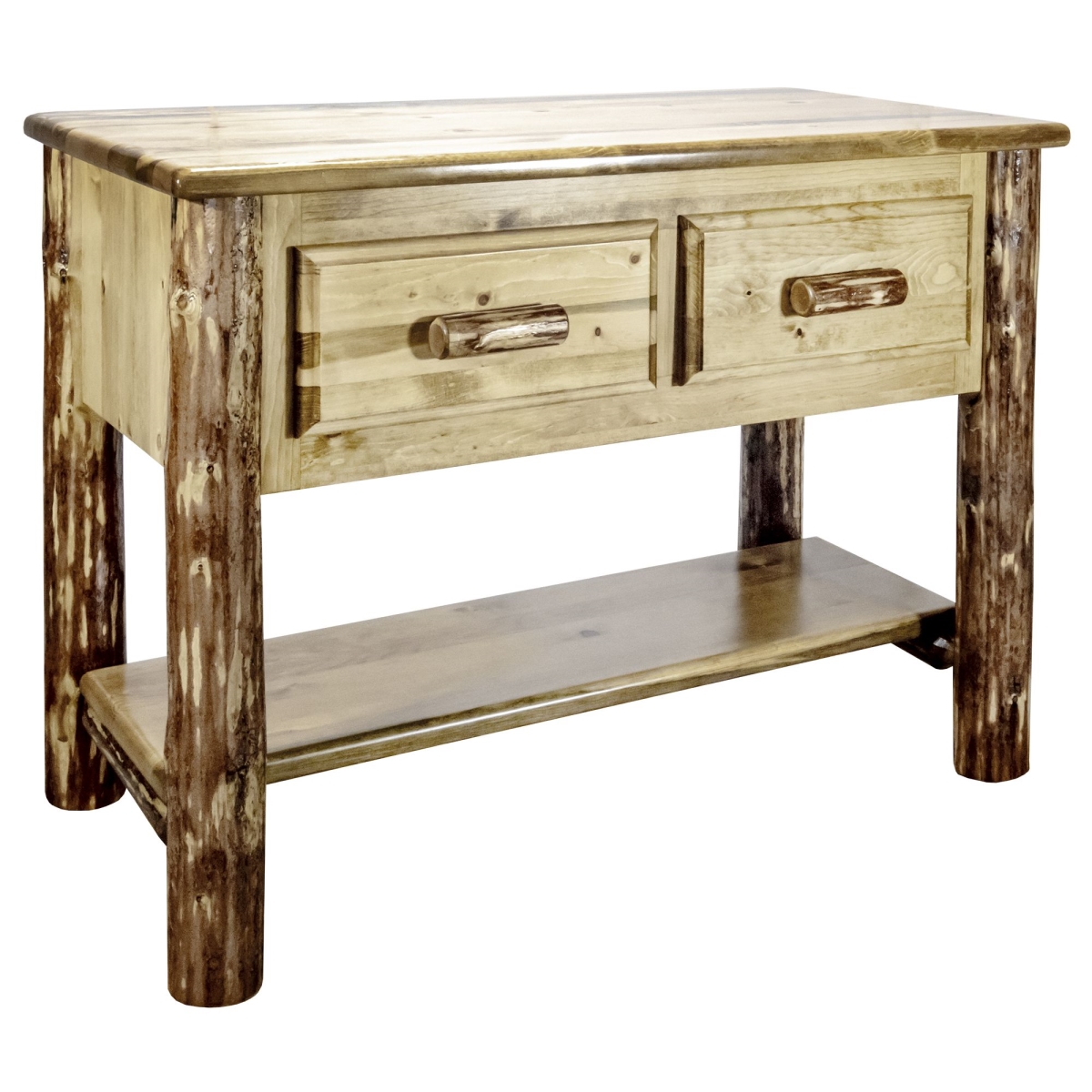 Mwgccontblw2dr Glacier Country Collection Console Table With 2 Drawers - 5.5 X 11.75 X 10.5 In.