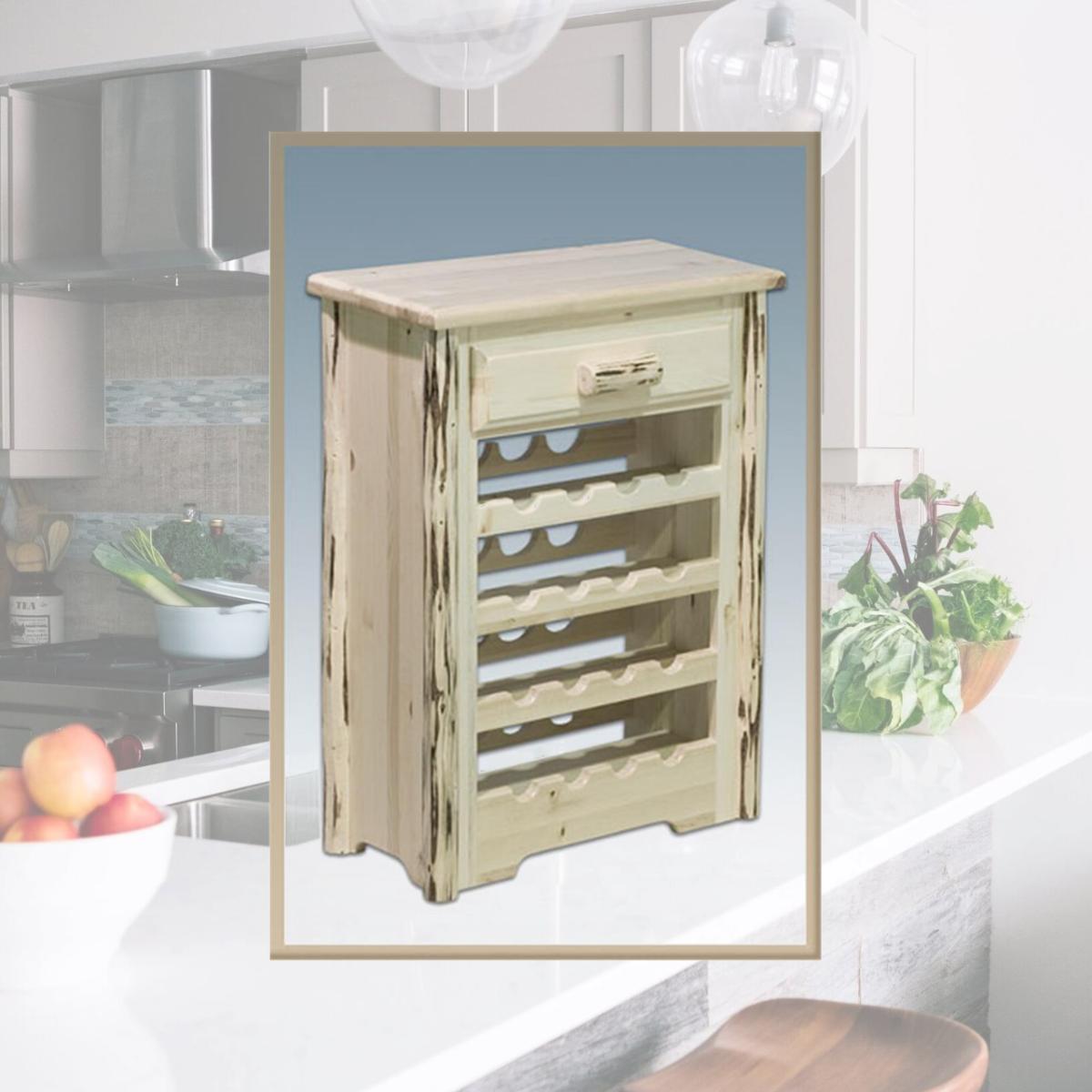 Picture of Montana Woodworks MWWR Wine Cabinet - Ready To Finish