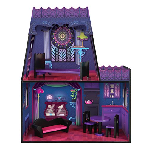 38753 Spider Web Villa Dolls House With Furniture