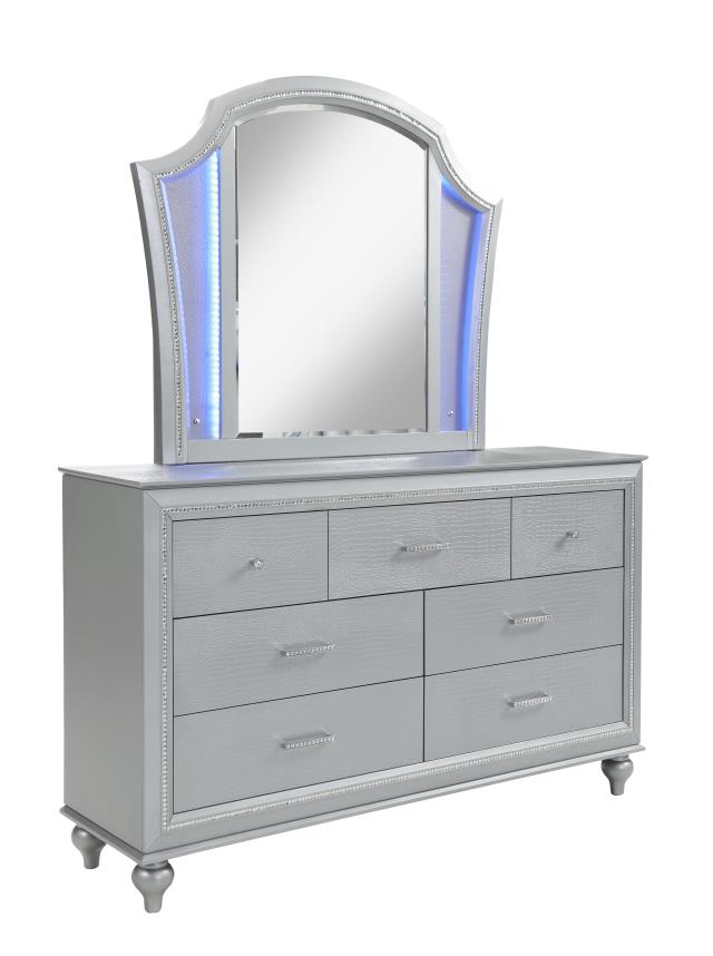 Myco Furniture Vn400-m 2 X 47 X 39 In. Vincent Mirror, Silver