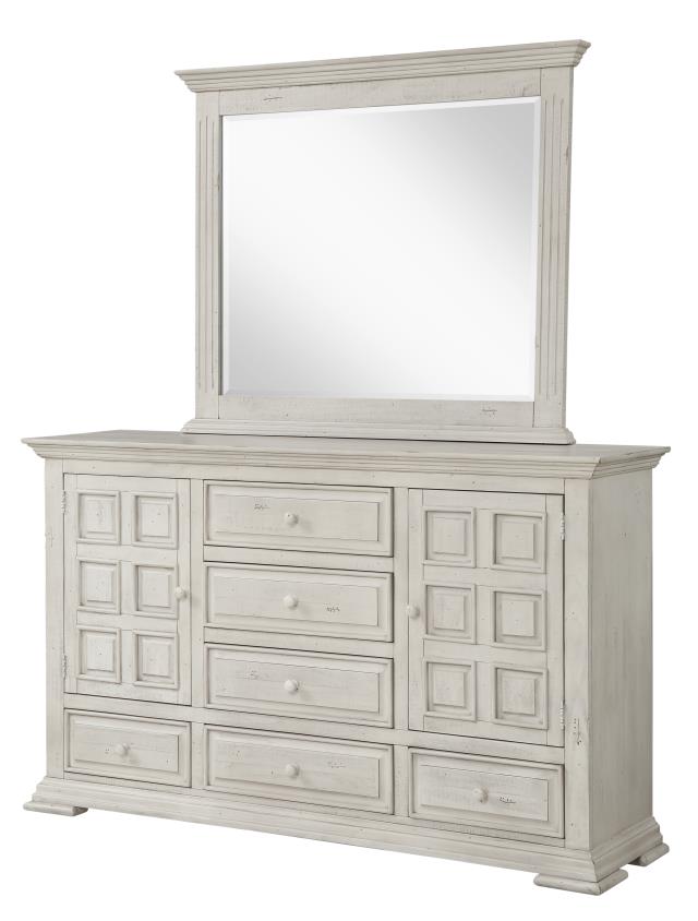 Myco Furniture Av400-m 3 X 49 X 41 In. Avondale Mirror, White