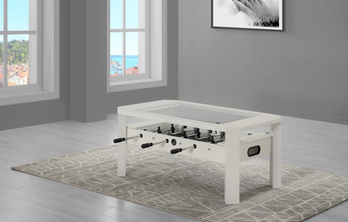 Myco Furniture Cp100-wh 45 X 28 X 20 In. Cooper Foosball Table, White