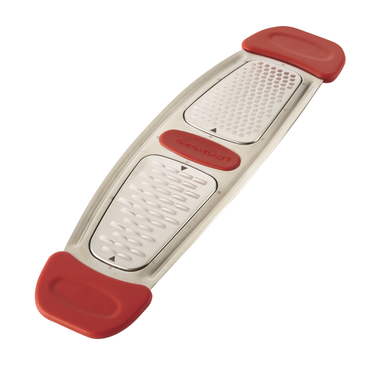 46914 Stainless Steel Multi-grater With Silicone Handles, Red
