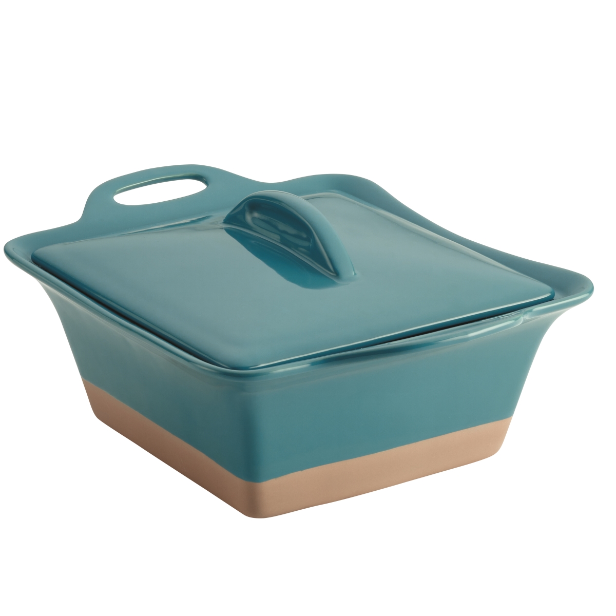 UPC 051153471483 product image for 47148 Collection Stoneware Square Casserole, Turquoise - 2.5 qt | upcitemdb.com