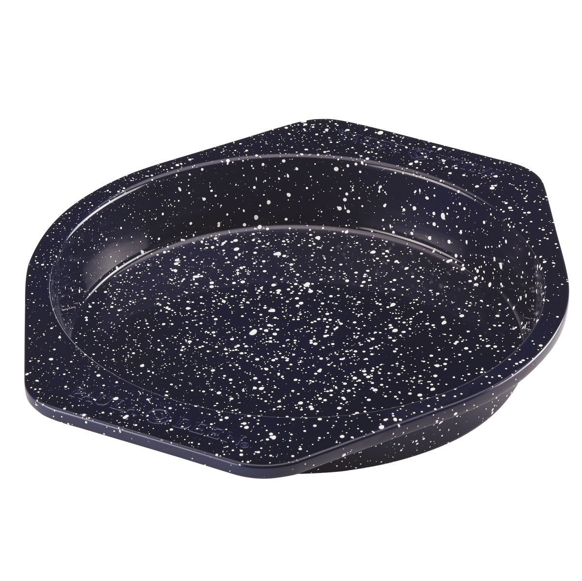 46815 Nonstick Speckled Bakeware Round Cake Pan, Deep Sea Blue Speckle - 9 In.