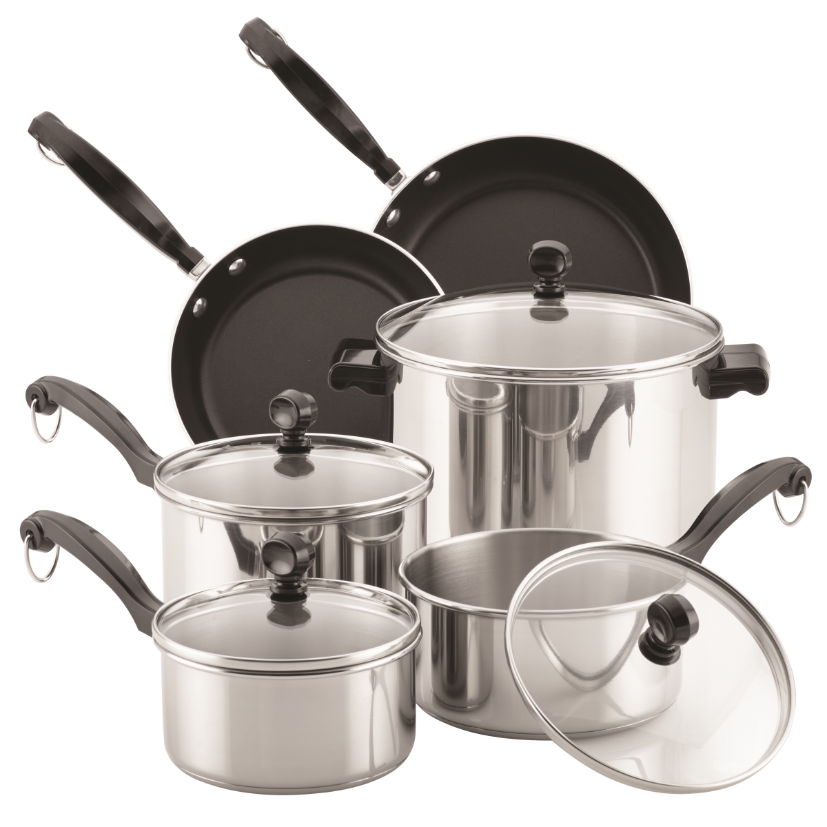 70122 Classic Series Stainless Steel Cookware Set - 12 Piece