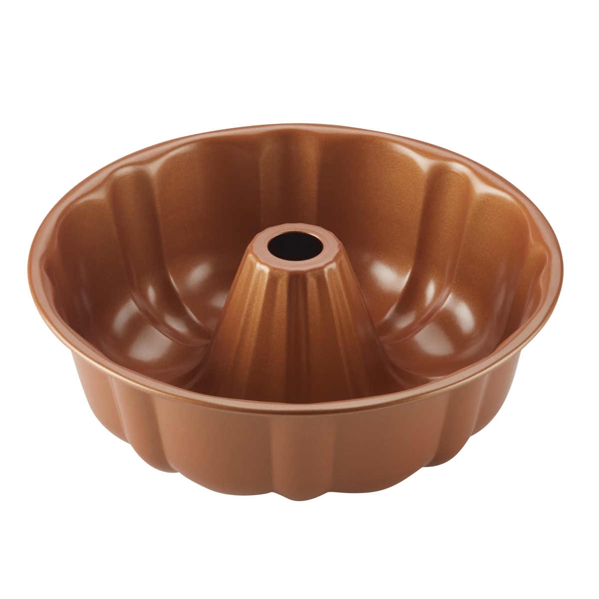 47705 9.5 In. Bakeware Fluted Mold Pan - Copper