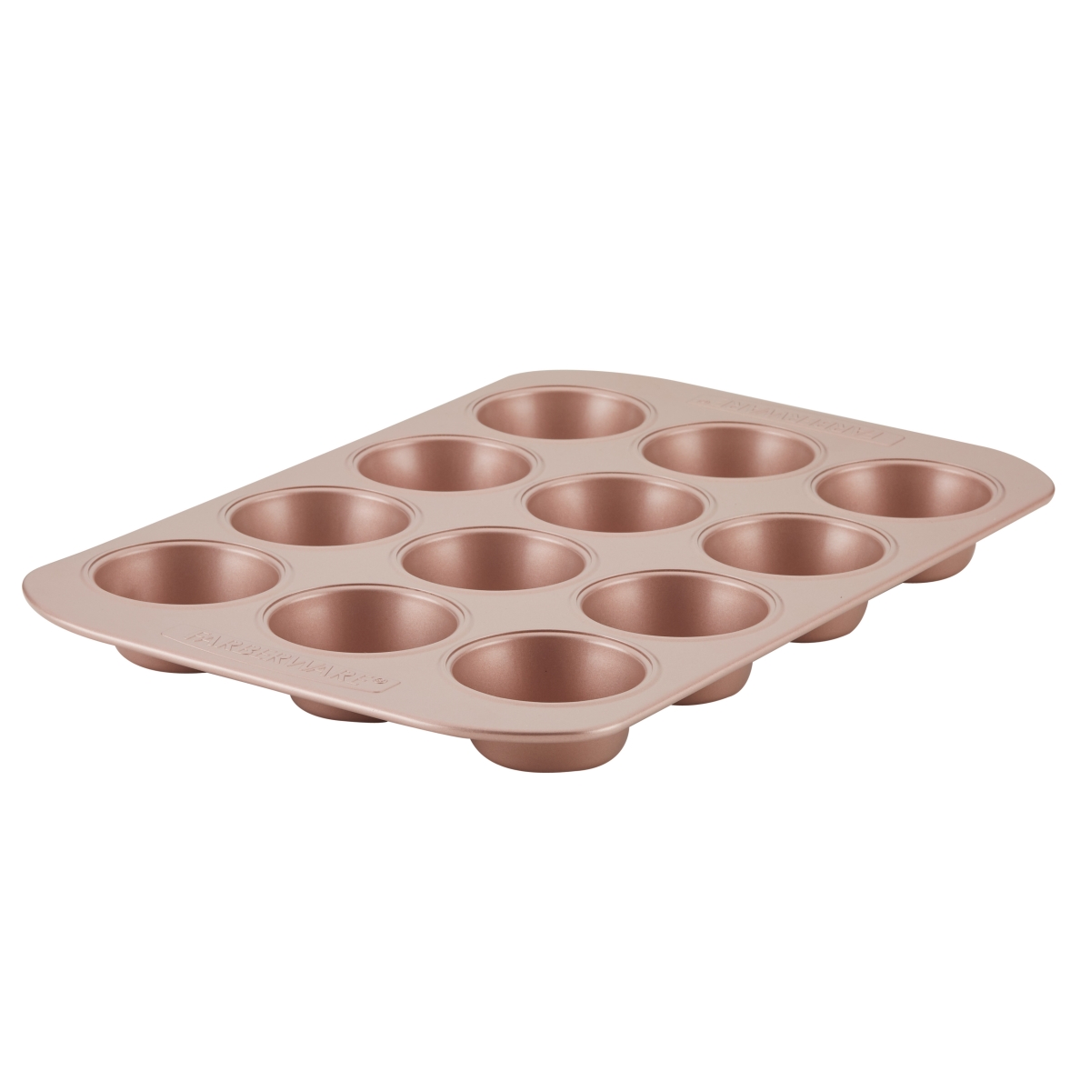 47776 12 Cup Nonstick Bakeware Muffin Pan - Rose Gold