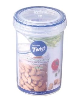 Lls113 11 Oz Easy Essentials Twist Food Storage Container, Clear