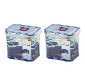 Hpl808s2 Easy Essentials Pantry 3.6-cup Rectangular Food Storage Container, Clear - Set Of 2