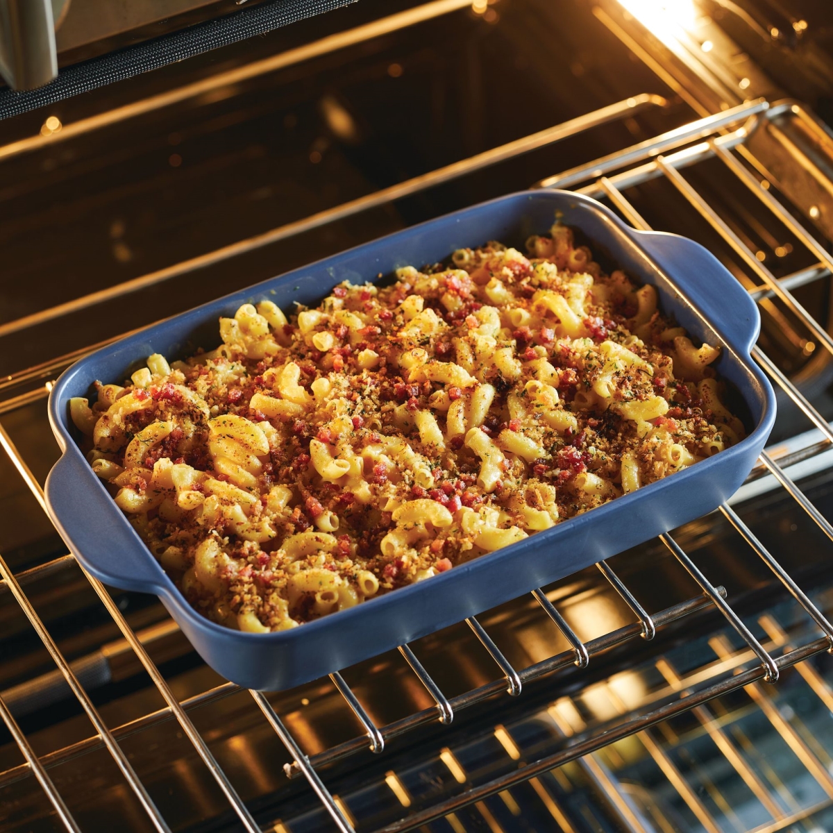 Picture of Ayesha Curry 48594 9 x 13 in. Rectangular Ceramic Baking Dish, Anchor Blue