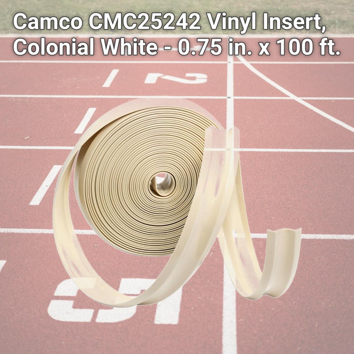 Picture of Camco CMC25242 Vinyl Insert&#44; Colonial White - 0.75 in. x 100 ft.