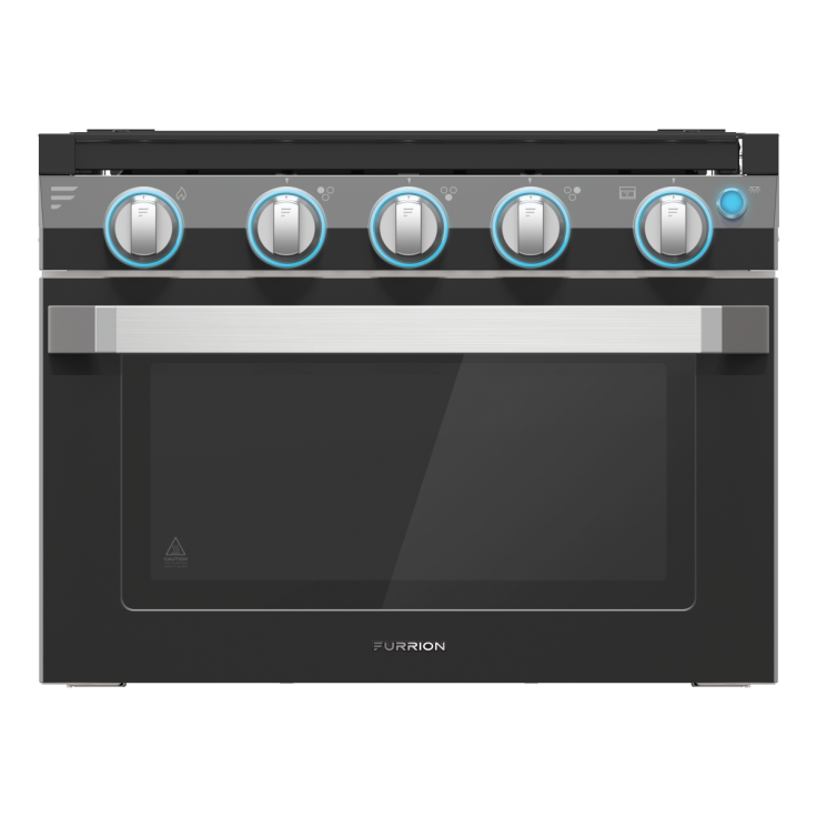 Lippert Components Lip695102 21 In. Two-in-one Range Oven, Black