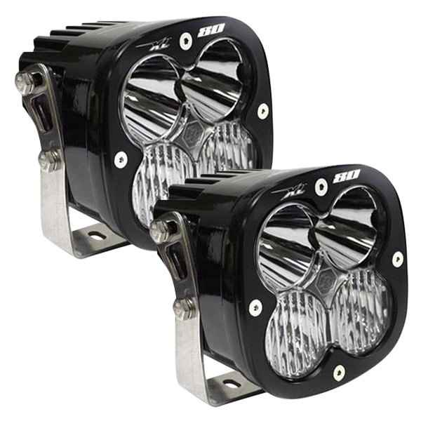 Baj677803 4.43 In. 2 X 80w Square Driving & Combo Beam Led Lights