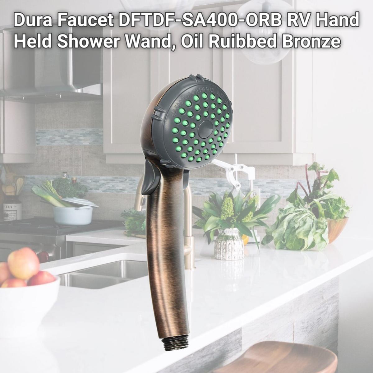Picture of Dura Faucet DFTDF-SA400-ORB RV Hand Held Shower Wand, Oil Ruibbed Bronze