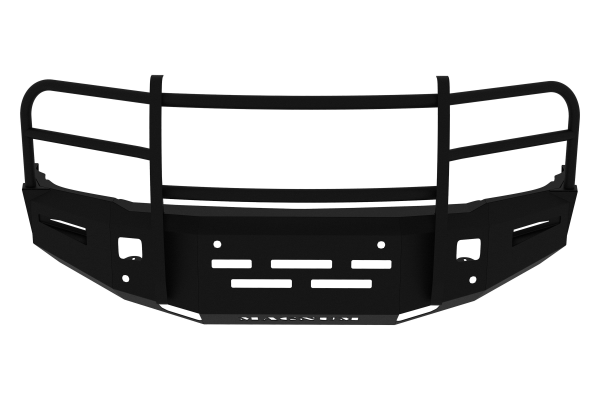 Innovative Creations ICIFBM94CHN-GG 2015-2018 Silverado 2500 & 3500 Grill Guard Magnum Front Bumper Single 3.5 in. Square Light Holes with Park Sensors Innovative Creations ICIFBM94CHN-GG 2015-2018 Silverado 2500 & 3500 Grill Guard Magnum Front Bumper Single 3.5 in. Square Light Holes with Park Sensors