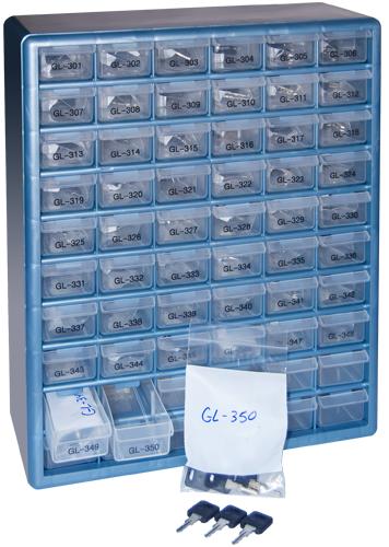 Cpgkey-glcabinet2-5k Global 2 Key Cabinet With G351-g390