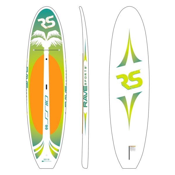 RVE02983 Sup Kiwi Palm Paddle Board