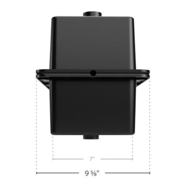 CMC55371 12V Box Standard Compartment Vented Battery Box