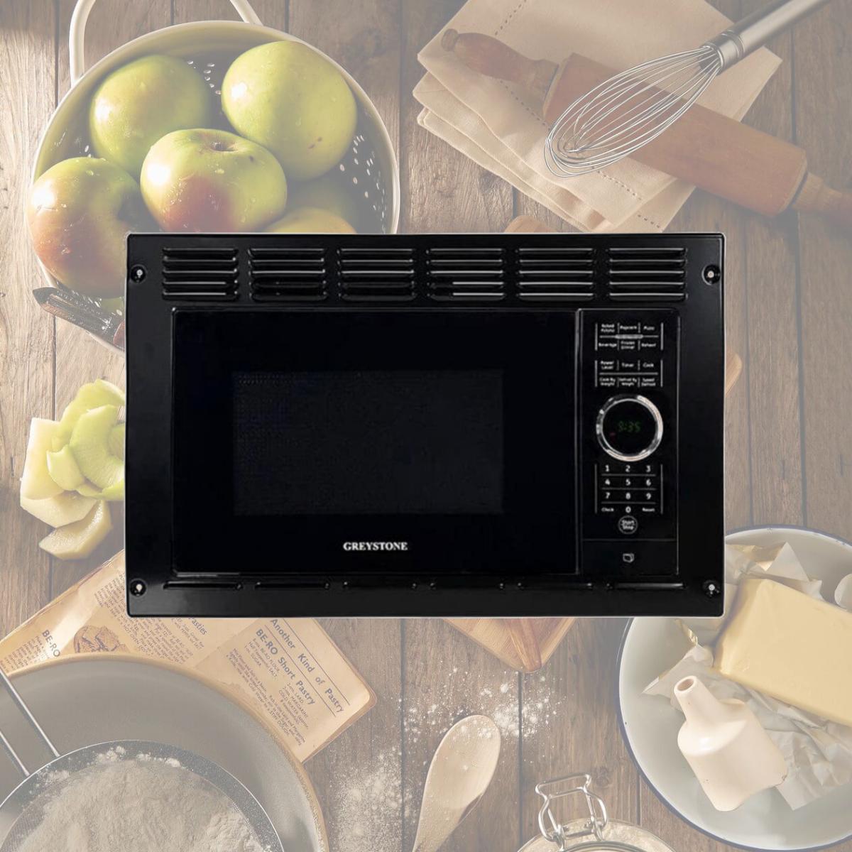 Picture of Way Interglobal WAYP90D23AP-X3-FR03 0.9 Cu ft. 2022 Greystone Built in Microwave, Black
