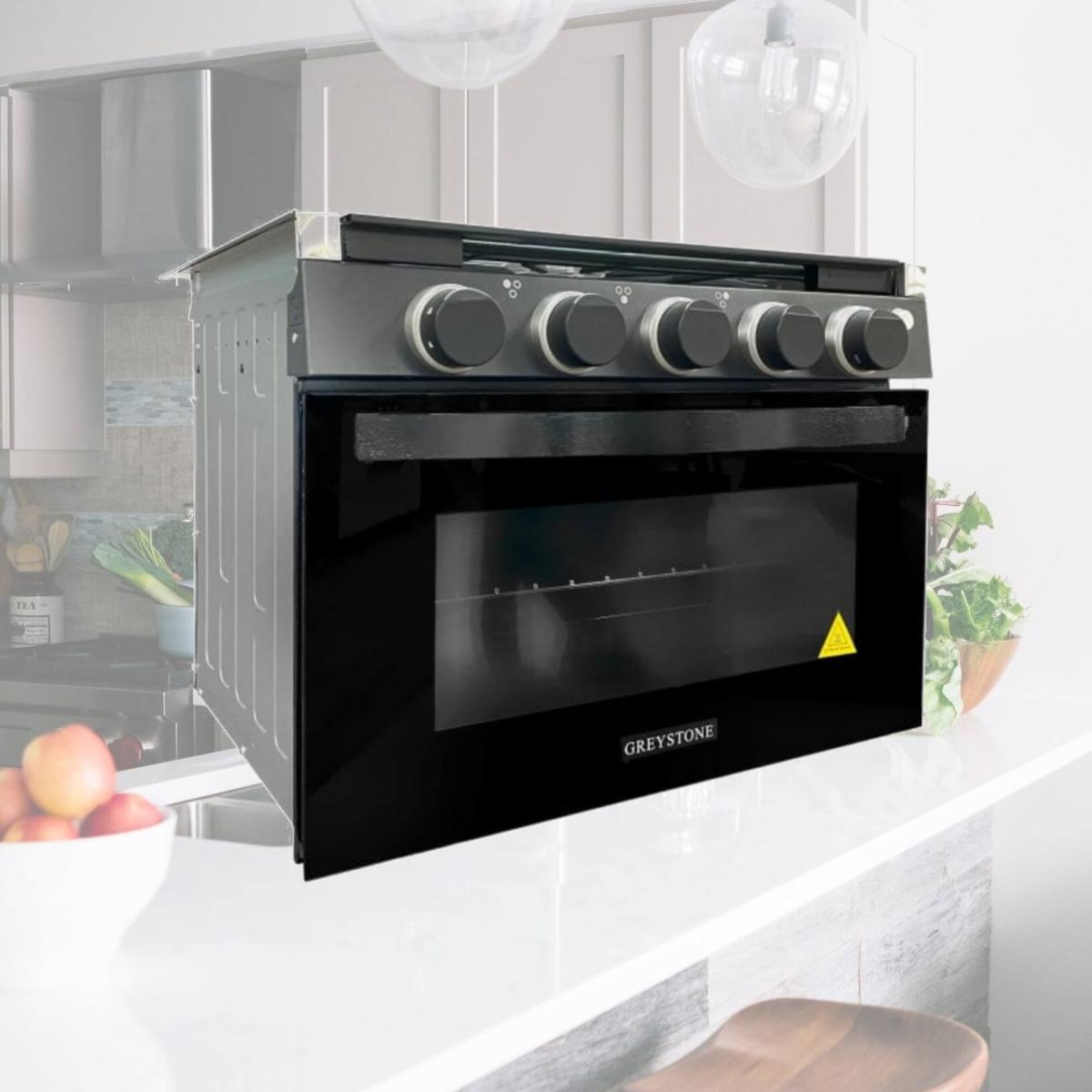 Picture of Way Interglobal WAYCF-RV17 17 in. 2022 Greystone Stainless Steel 2 in 1 RV Gas Range & Cooktop