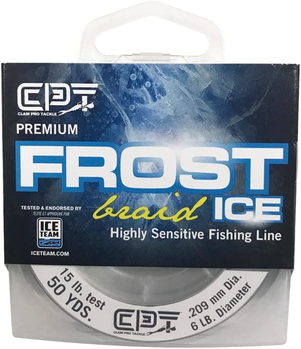 UPC 719921109975 product image for ICE110997 8 lbs Test & 3 lbs dia. 50 Yards Smoke CPT Frost Braid Fishing Line | upcitemdb.com