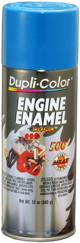 Dupli-color & Vht Dupde1631 12 Oz Engine Enamel With Ceramic Aerosol Spray, Chrysler Corp. Blue