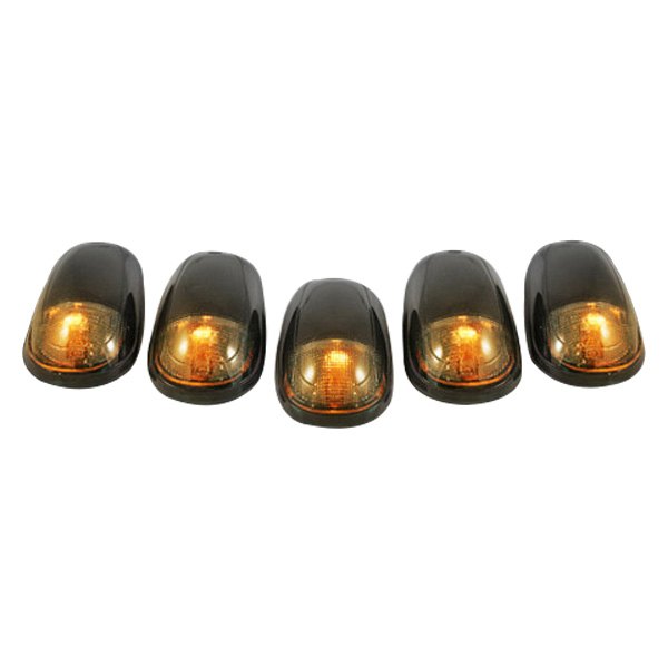 Rec264146bk Lights Smoke Lens Black Base Amber Led Bulbs With Wiring For 2003-2014 Ram 2500hd & 3500hd, 5 Piece
