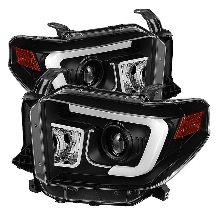 5080158 14-16 Tundra Projector Headlights With Light Bar Drl - Black