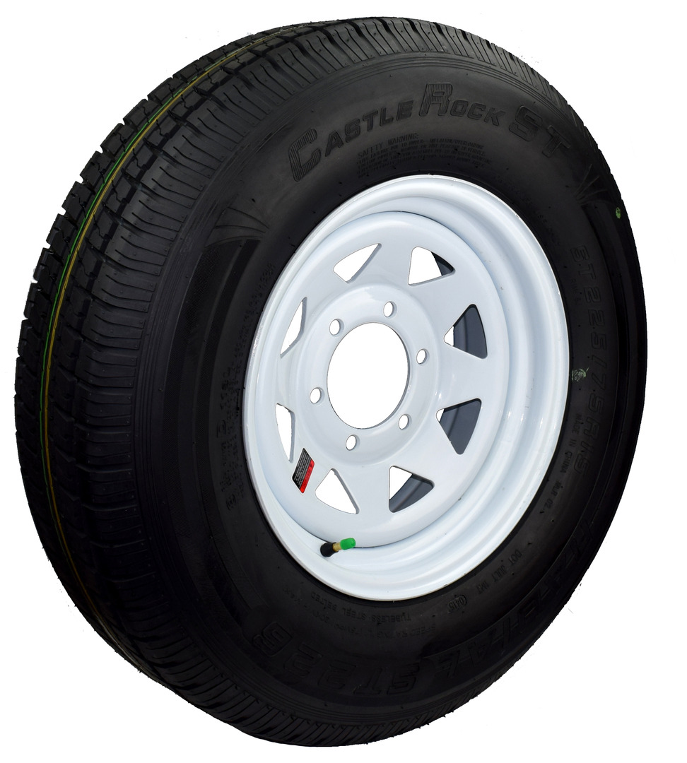 Lionshead LNHAHZCR205RCSUJA1505005GMF ST205 75R15 LRC Castle Rock ST Radial Tire with 15 x 5 & 5-4.5 in. Gunmetal Jaguar Aluminum Wheel Tire-413 Black Valve Lionshead LNHAHZCR205RCSUJA1505005GMF ST205 75R15 LRC Castle Rock ST Radial Tire with 15 x 5 & 5-4.5 in. Gunmetal Jaguar Aluminum Wheel Tire-413 Black Valve
