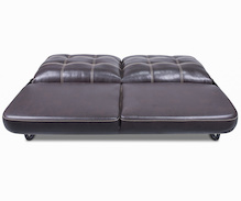 Lippert Components 364581 68 in. Jack Knife Sofa Melody Walnut with Kickboard Lippert Components 364581 68 in. Jack Knife Sofa Melody Walnut with Kickboard