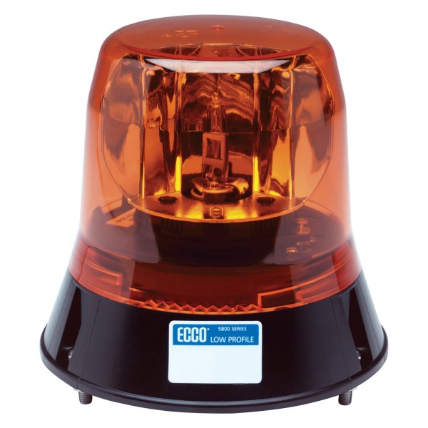 Ecc5813a Low Profile Rotating Beacon Light, Amber