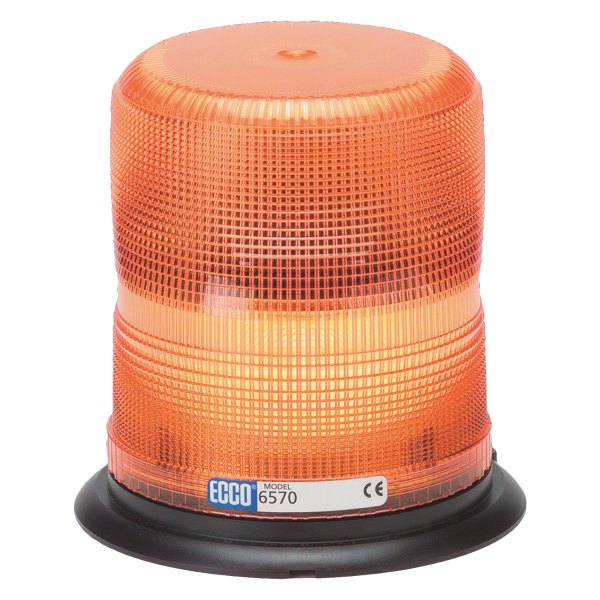 Ecc6570a Medium Profile Strobe Beacon Light With Double Or Quad Flash, Amber