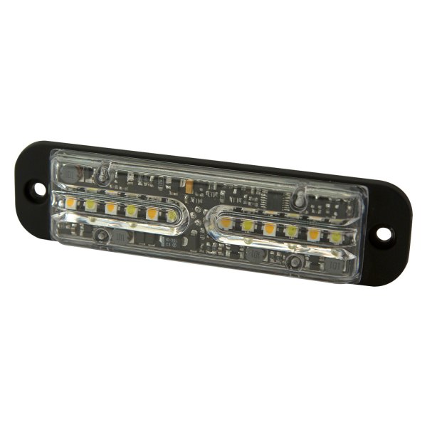 Ecced3702ac 12 Leds Warning Light, Clear & Amber