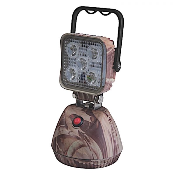 Eccew2461-camo 5 Led Flood Worklamp Flashlight With Charger, Square